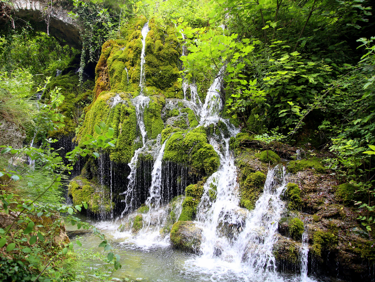 Cascate Capelli di Venere in Cilento.
